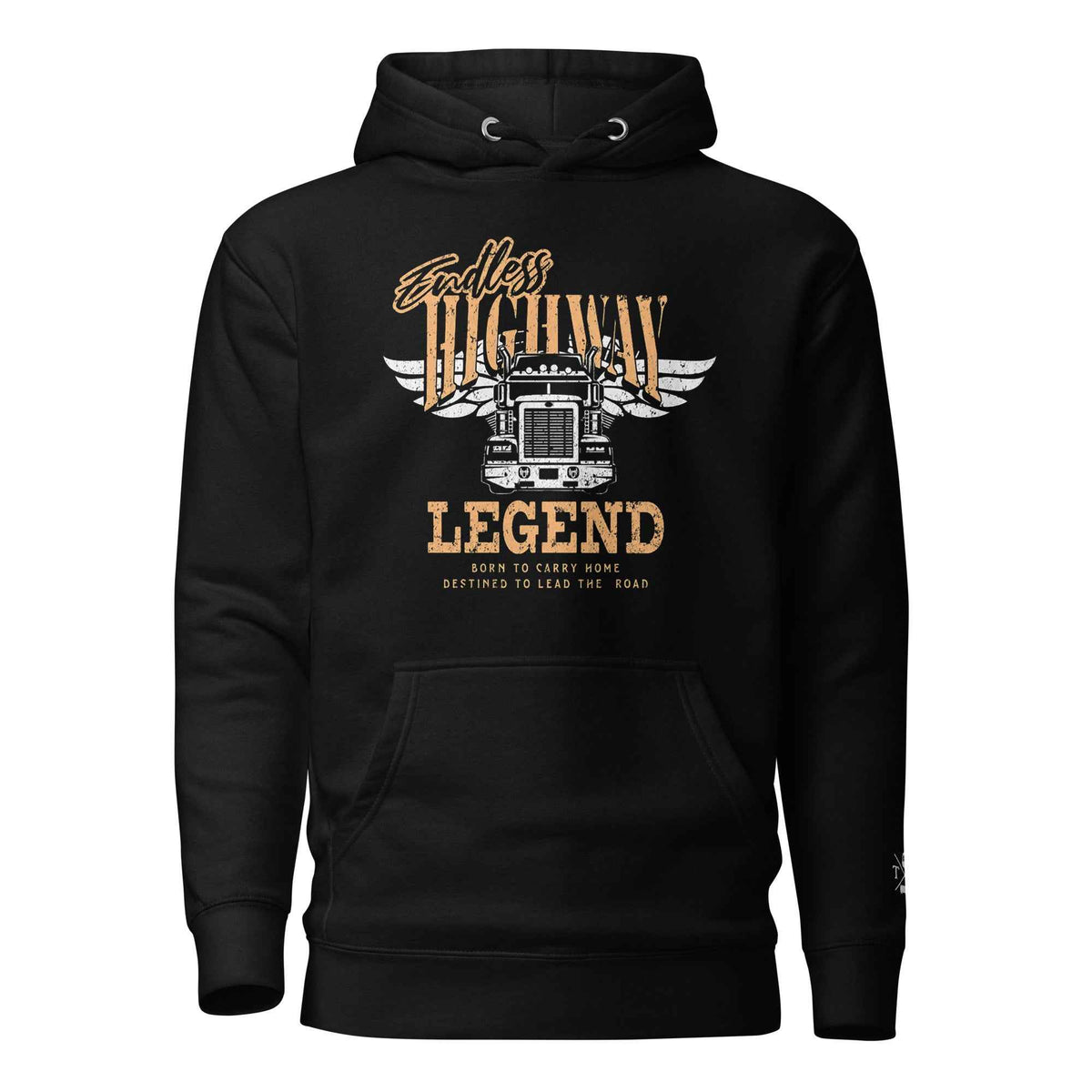 Trucker Hoodie Endless Highway