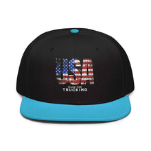 Trucker Flat Brim hat USA Made for Trucking