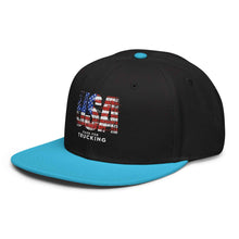 Trucker Flat Brim hat USA Made for Trucking