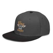Trucker Flat Brim hat USA Highway Legend