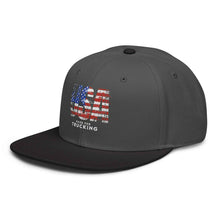 Trucker Flat Brim hat USA Made for Trucking