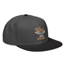 Trucker Flat Brim hat USA Highway Legend