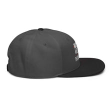 Trucker Flat Brim hat Rather Tired Than Broke