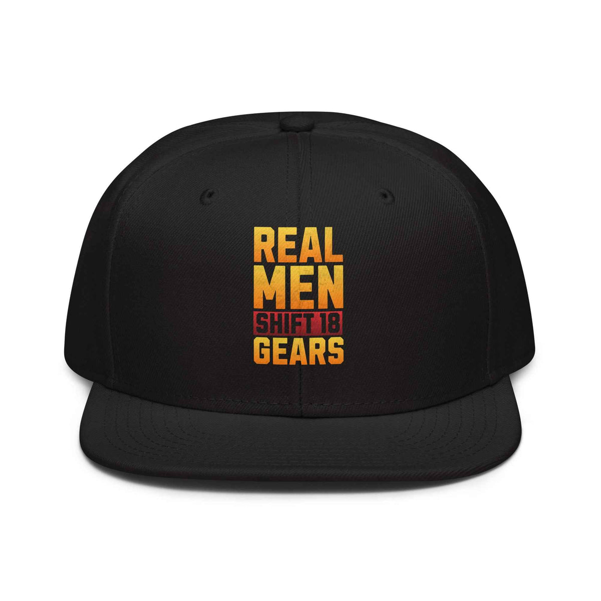 Trucker Flat Brim hat Real Men
