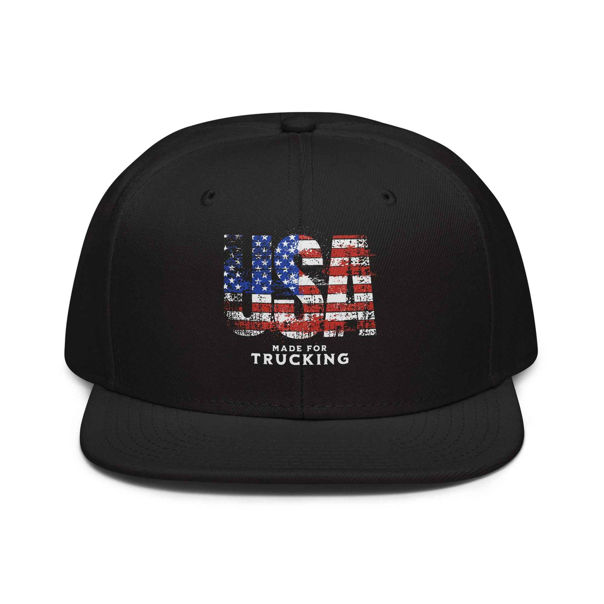 Trucker Flat Brim hat USA Made for Trucking