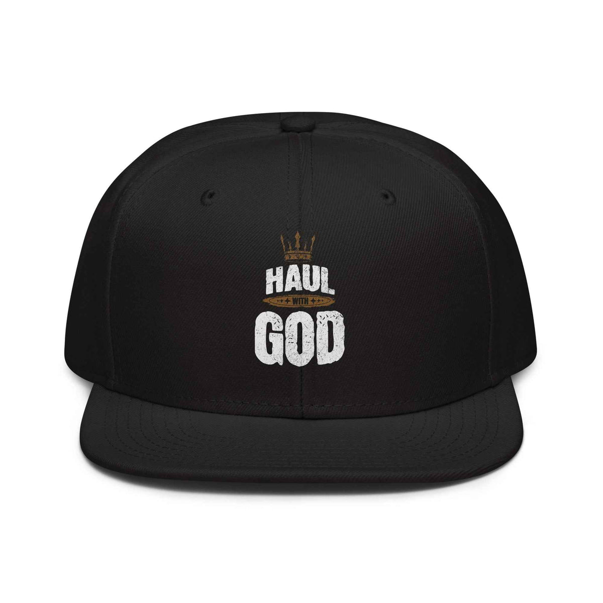 Trucker Flat Brim hat Haul With God