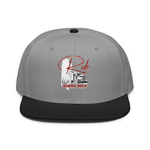 Trucker Flat Brim hat Ride Every Mile