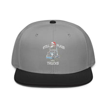 Trucker Flat Brim hat Still Plays With Trucks