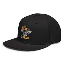 Trucker Flat Brim hat USA Highway Legend