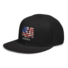 Trucker Flat Brim hat USA Made for Trucking