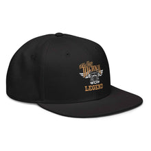 Trucker Flat Brim hat USA Highway Legend