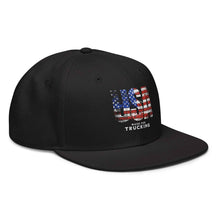 Trucker Flat Brim hat USA Made for Trucking