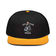 Trucker Flat Brim hat Still Plays With Trucks