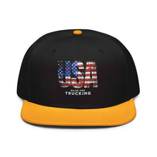 Trucker Flat Brim hat USA Made for Trucking