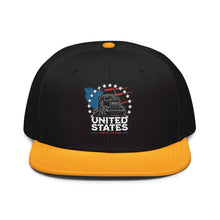 Trucker Flat Brim hat American Proudest Son