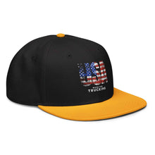 Trucker Flat Brim hat USA Made for Trucking