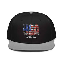 Trucker Flat Brim hat USA Made for Trucking