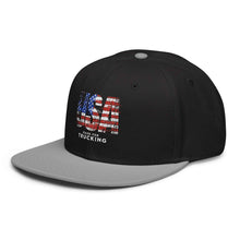 Trucker Flat Brim hat USA Made for Trucking