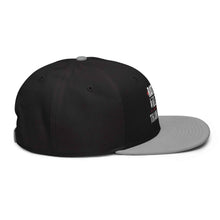 Trucker Flat Brim hat Rather Tired Than Broke