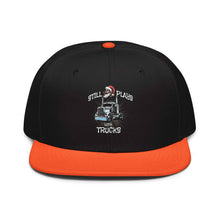 Trucker Flat Brim hat Still Plays With Trucks