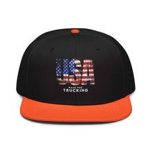 Trucker Flat Brim hat USA Made for Trucking
