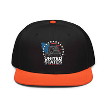 Trucker Flat Brim hat American Proudest Son