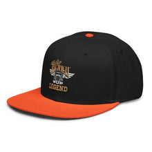 Trucker Flat Brim hat USA Highway Legend