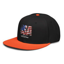 Trucker Flat Brim hat USA Made for Trucking