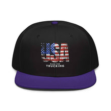 Trucker Flat Brim hat USA Made for Trucking