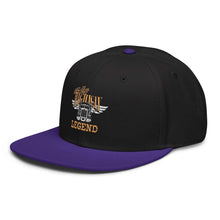 Trucker Flat Brim hat USA Highway Legend