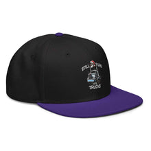 Trucker Flat Brim hat Still Plays With Trucks