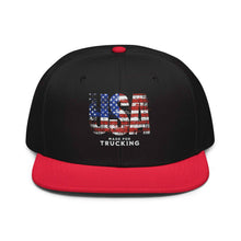 Trucker Flat Brim hat USA Made for Trucking