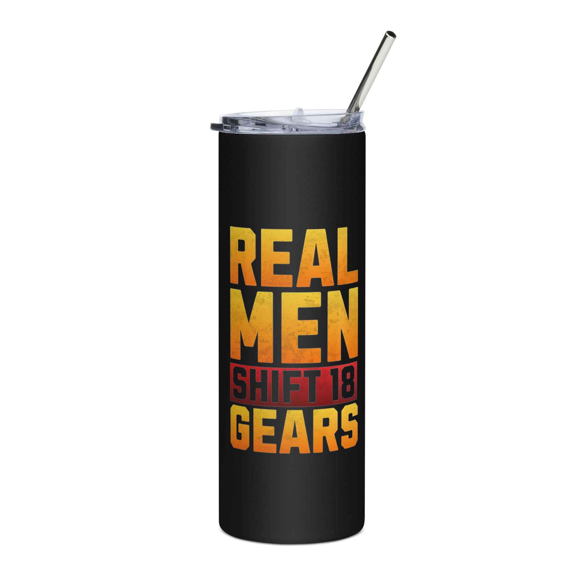 Trucker steel tumbler Real Men