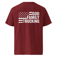 GOD, FAMILY, TRUCKING T-SHIRT