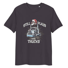 Long Sleeve Trucker t-shirt Still Plays with Trucks