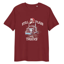 Long Sleeve Trucker t-shirt Still Plays with Trucks