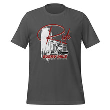 Trucker t-shirt Ride Every Mile Black