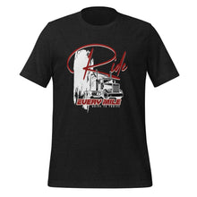 Trucker t-shirt Ride Every Mile Black