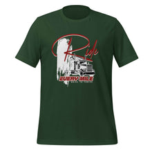 Trucker t-shirt Ride Every Mile Black