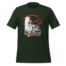 Trucker t-shirt Ride Every Mile Black