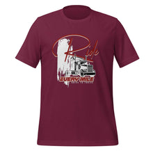 Trucker t-shirt Ride Every Mile Black
