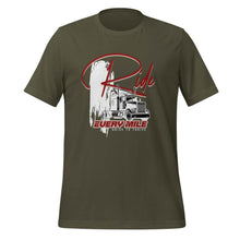 Trucker t-shirt Ride Every Mile Black
