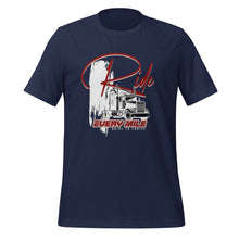 Trucker t-shirt Ride Every Mile Black