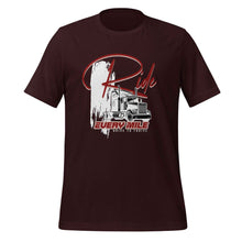 Trucker t-shirt Ride Every Mile Black