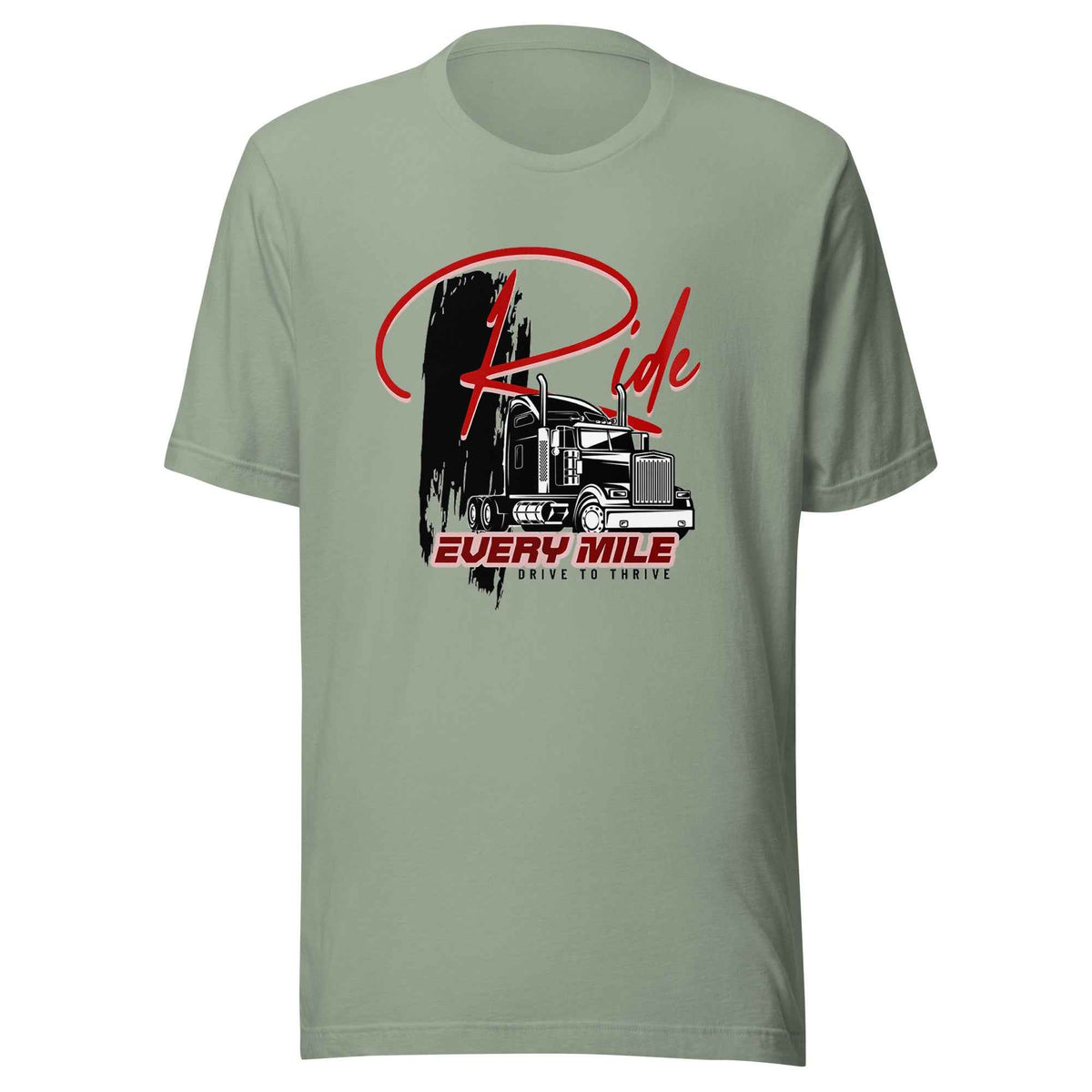 Trucker t-shirt Ride Every Mile