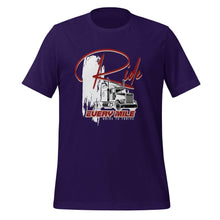Trucker t-shirt Ride Every Mile Black
